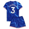 Maillot de Supporter Chelsea Cucurella 3 Domicile 2024-25 Pour Enfant